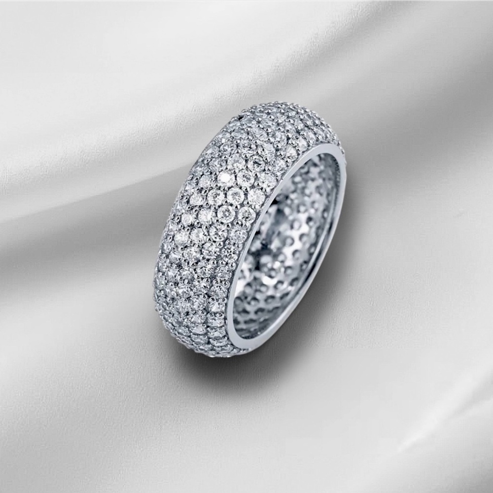 STERLING SILVER/CZ RING SIZE 7